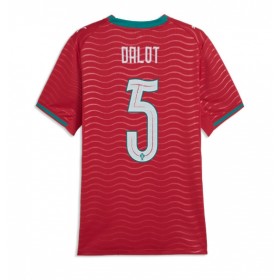 Dámské fotbalový oblečení Portugalsko Diogo Dalot #5 Domácí košile MS 2026 Krátkým Rukávem